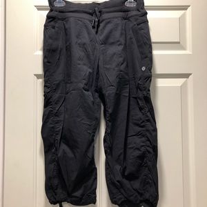 Lululemon Black on black studio capris
